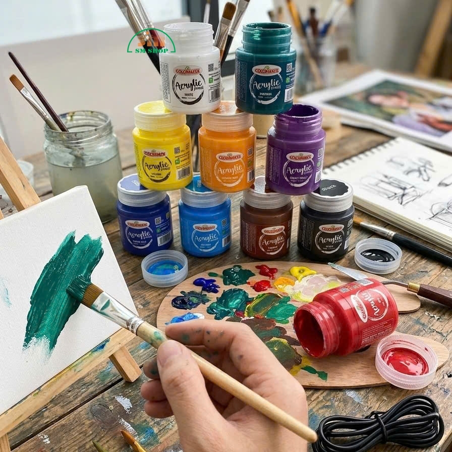 Màu nước Colormate Acrylic 40ml