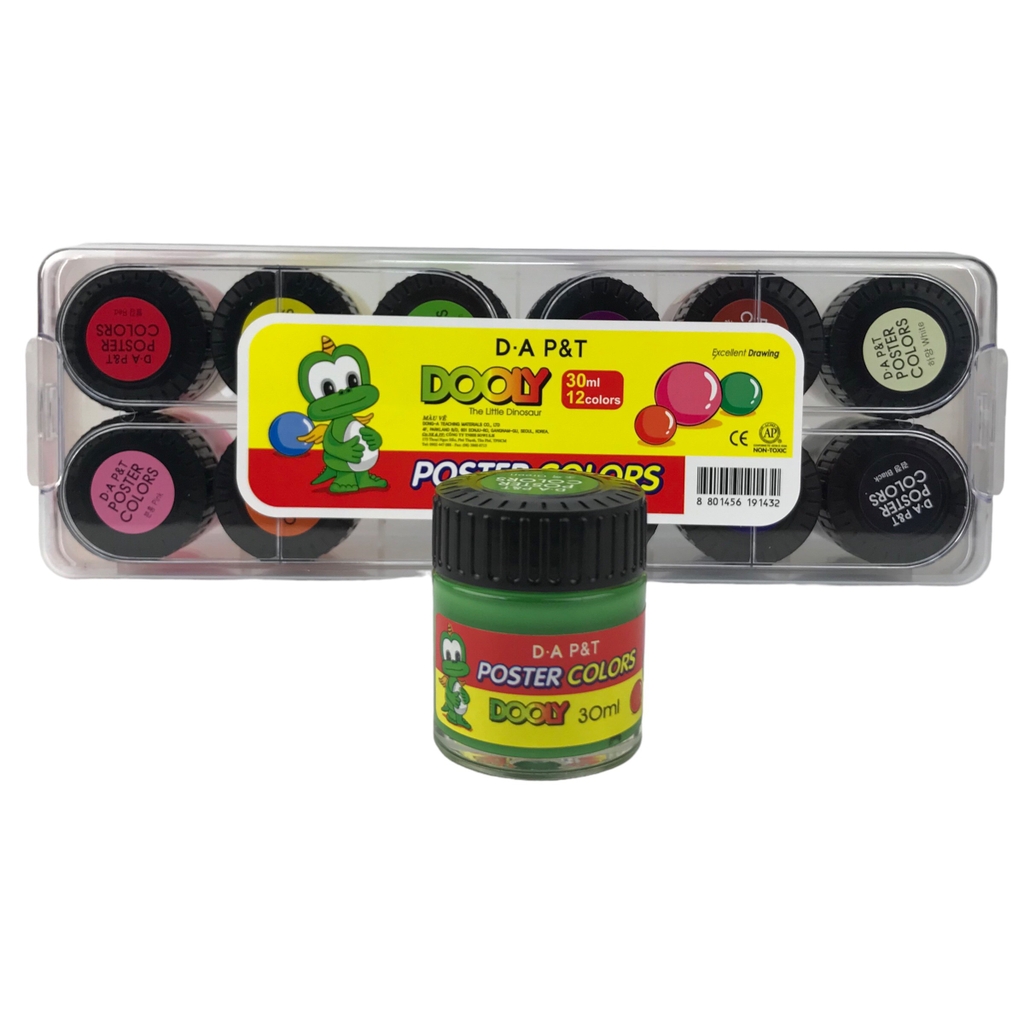 Màu nước D.A P&T Dooly 30ml 12 màu