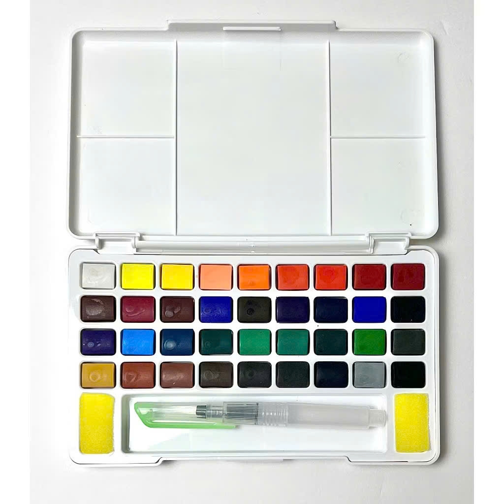 Màu nước Happy, Màu nước dạng nén, Watercolor