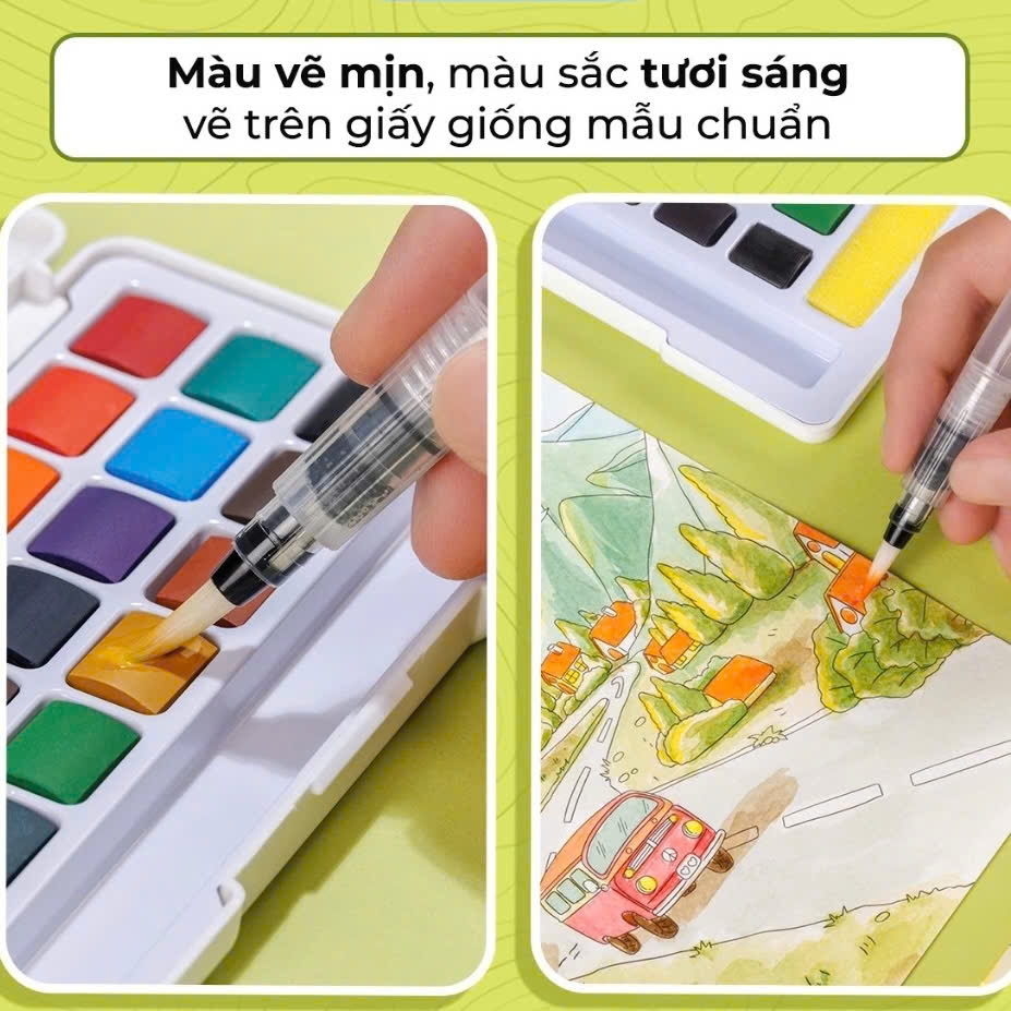 Màu nước nén TL Colokit Waco-C016 / Waco-C017 / Waco-C018