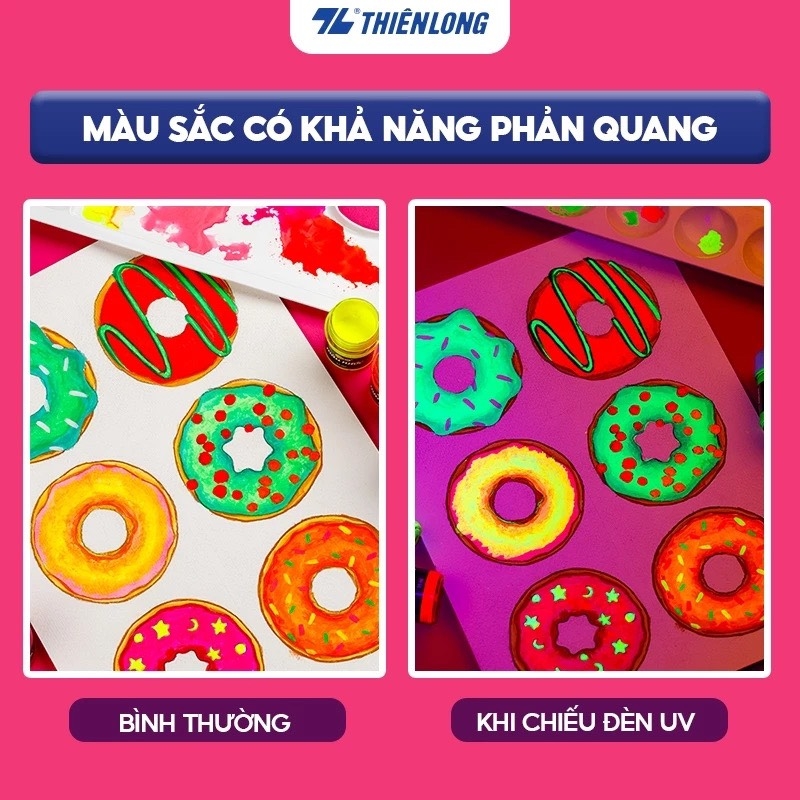 Màu nước TL Colokit WACO-C011 6 màu neon (60)