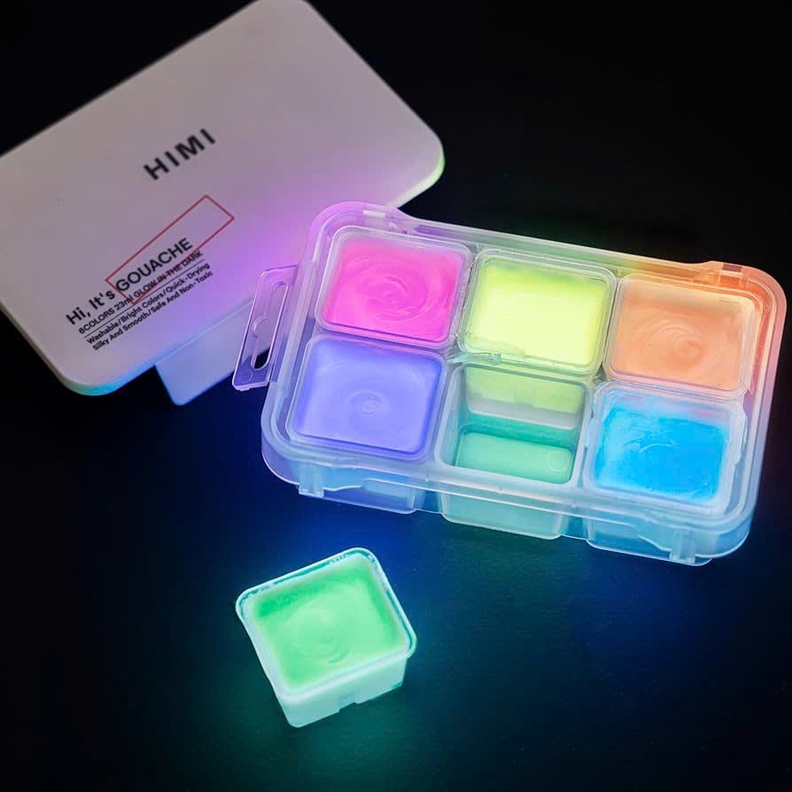 Màu vẽ Himi Gouache TS170 6 màu 23ml (16)