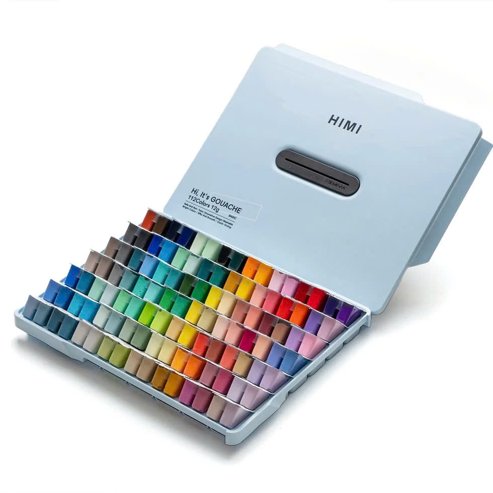 Màu vẽ Himi Gouache YSF237 112 màu 12g (5)