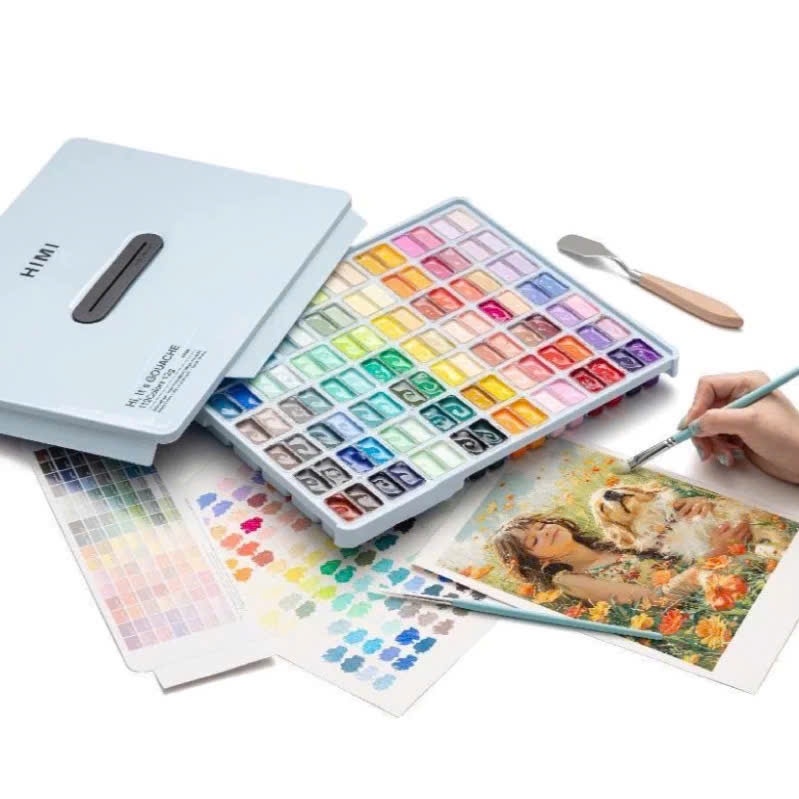 Màu vẽ Himi Gouache YSF237 112 màu 12g (5)