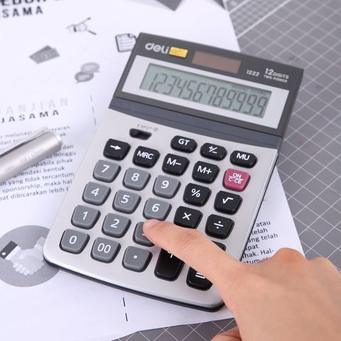 Máy tính Deli 1222