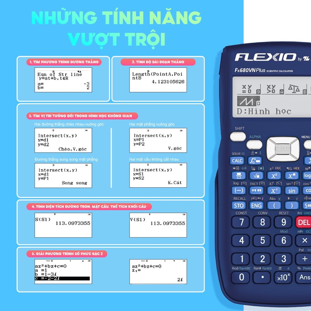 Máy tính TL Flexio Fx 680VN Plus
