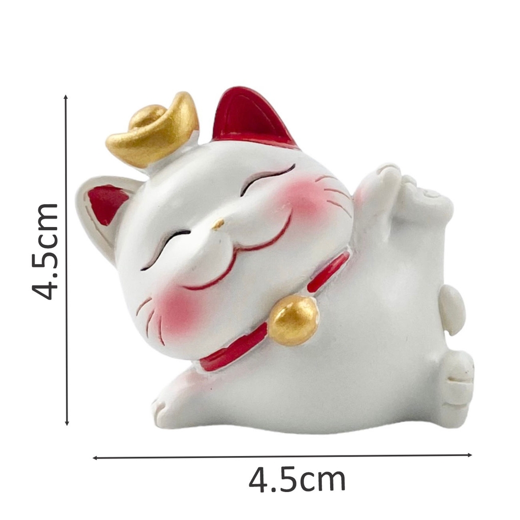 Mèo may mắn mini 2 con