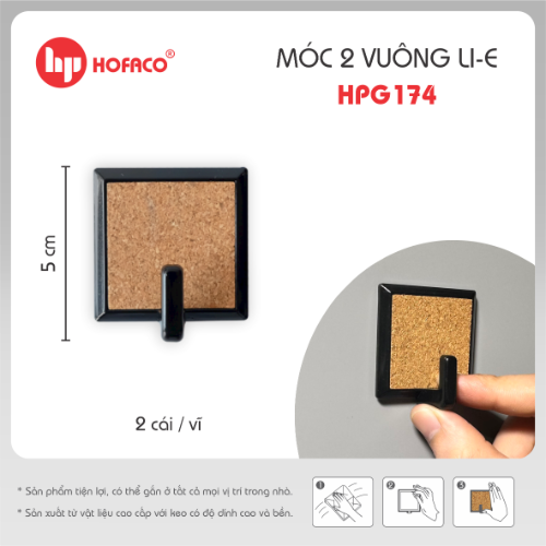 Móc dán tường Hofaco HPG174 (10)