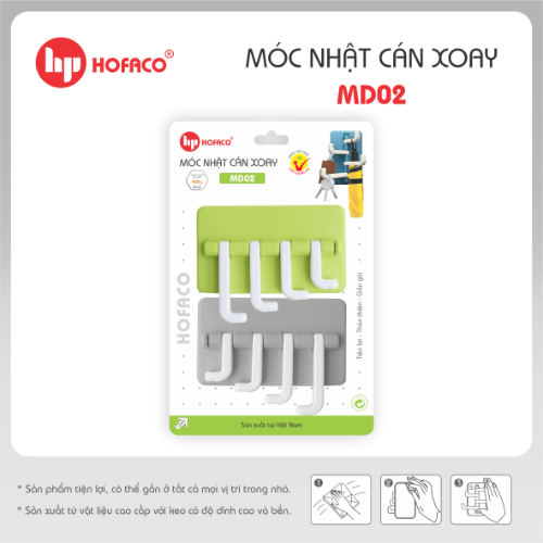 Móc dán tường Hofaco MD02 (10)