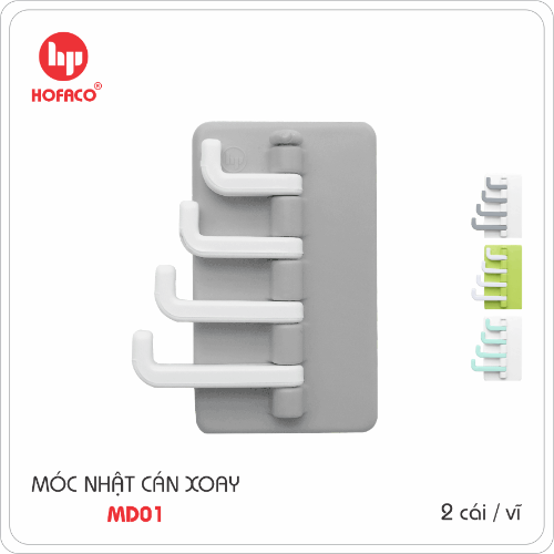 Móc dán tường Hofaco MD02 (10)