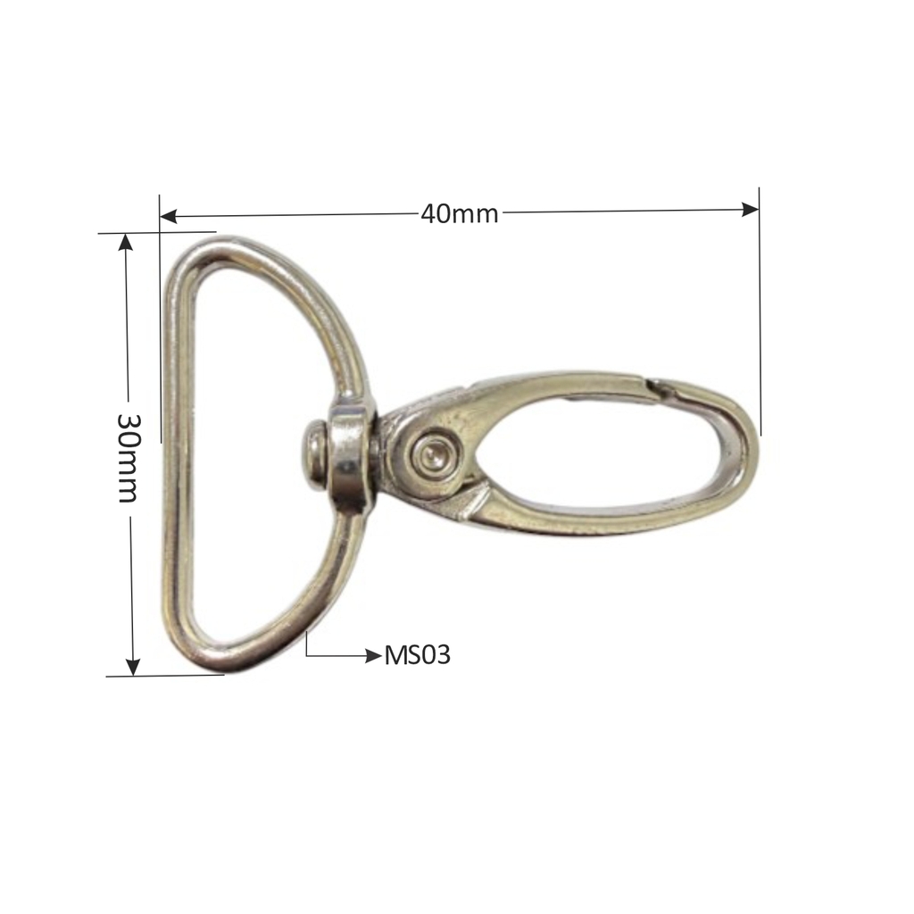 Móc giọt nước MS01/MS02/MS03/MS04, Móc khóa treo thẻ, Móc khoá đa năng, Khoen móc khóa (1000)