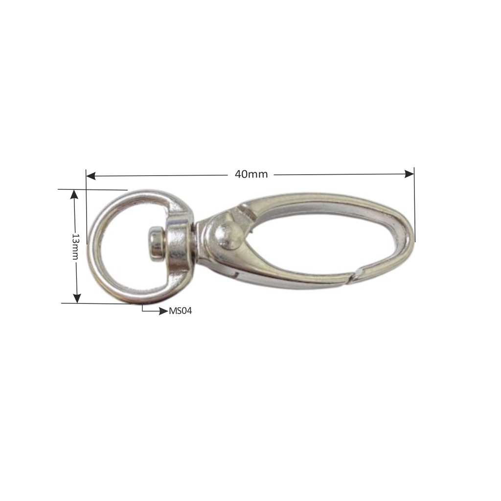 Móc giọt nước MS01/MS02/MS03/MS04, Móc khóa treo thẻ, Móc khoá đa năng, Khoen móc khóa (1000)