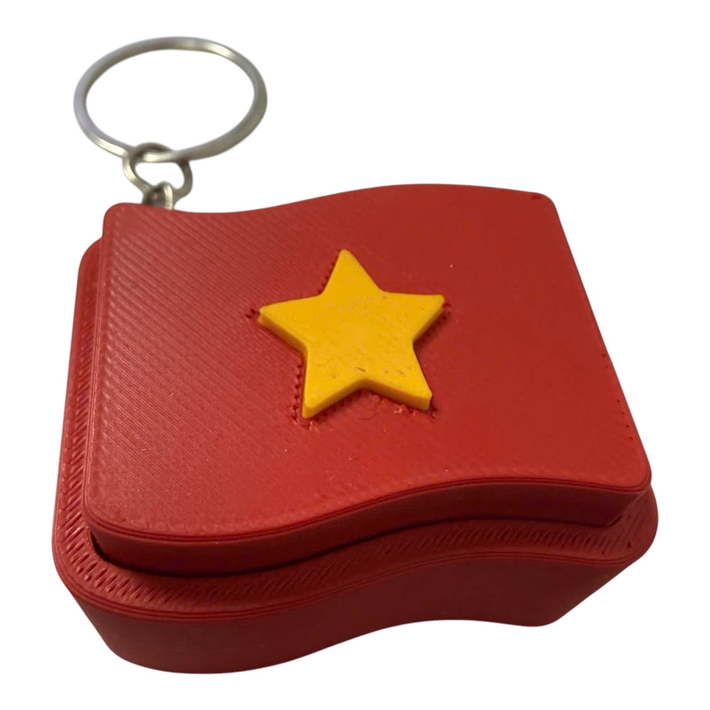 Móc khóa clicker in 3D cờ Việt Nam