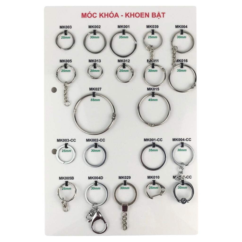 Móc treo bật MK011 / MK013 / MK014 / MK015 / MK016 / MK027 / MK012