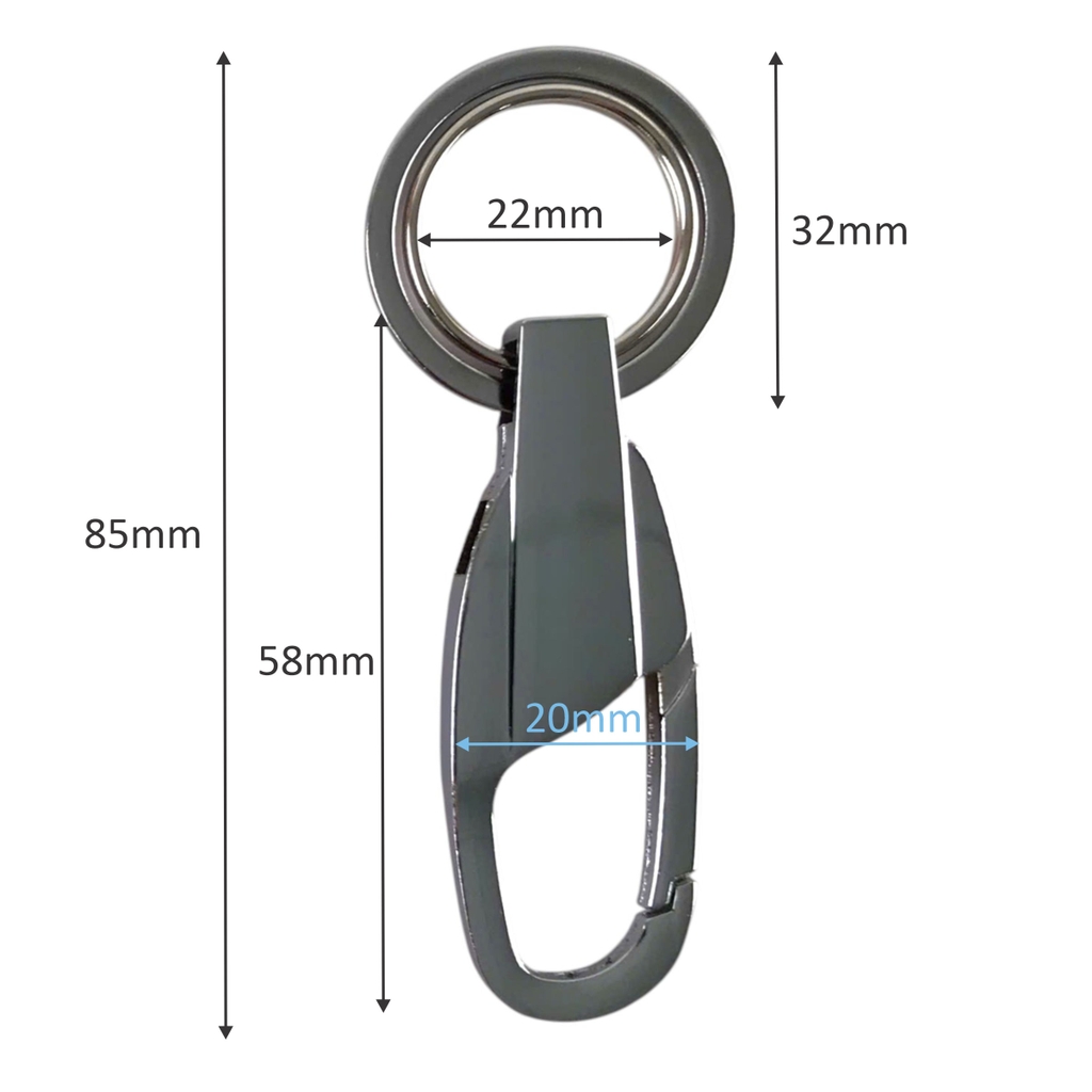 Móc khóa MK069, Móc khoá kim loại, Phôi móc khoá