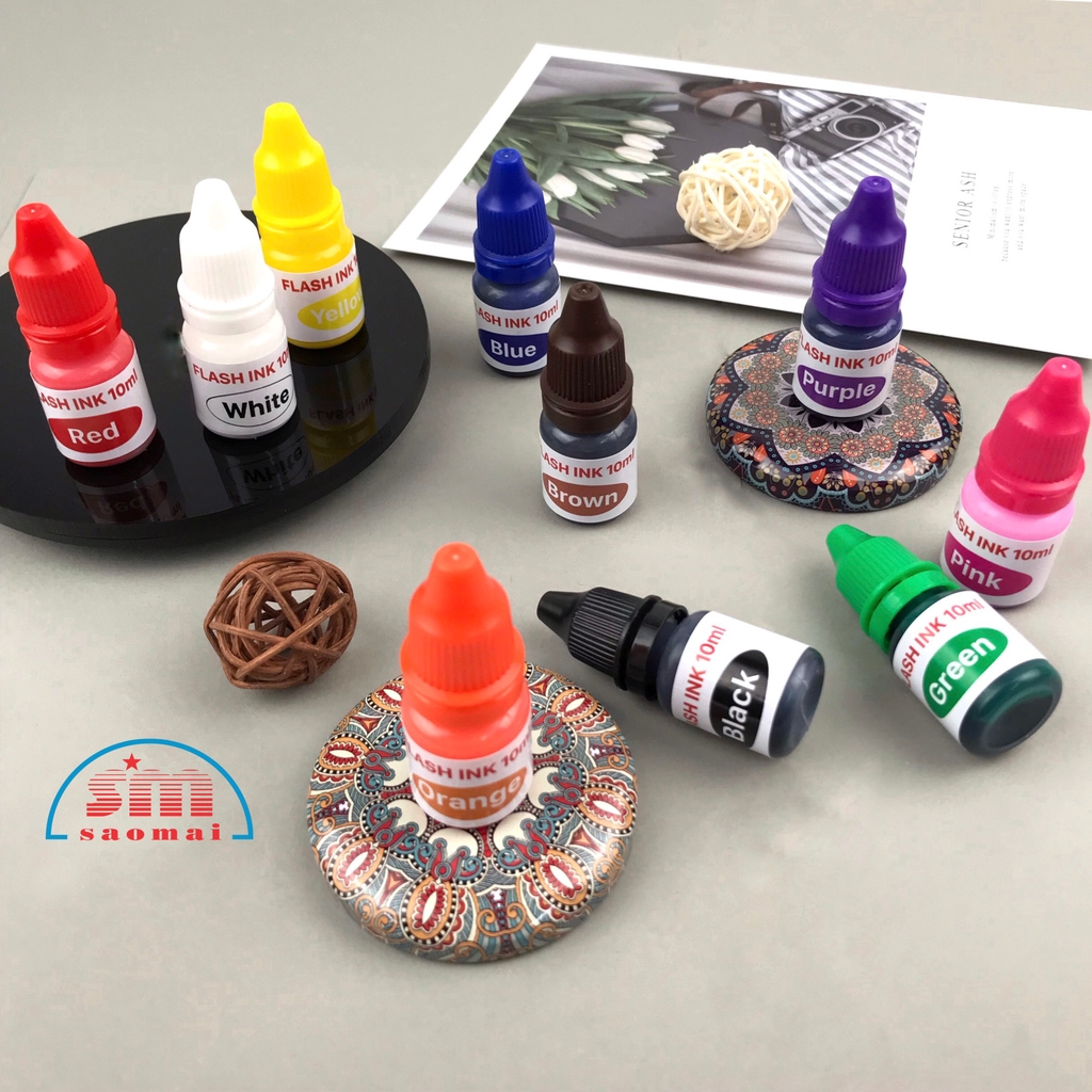 Mực dấu chìm (flash) loại E 10ml