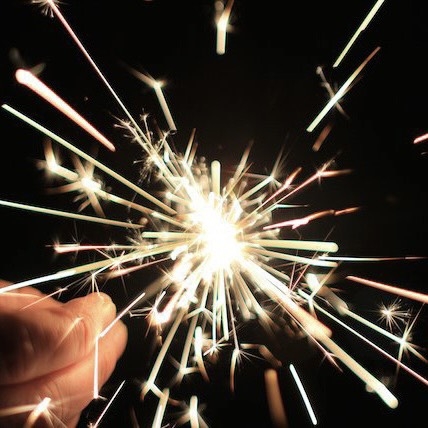 Nến pháo hoa xanh 232102 ngắn (8/10/100)