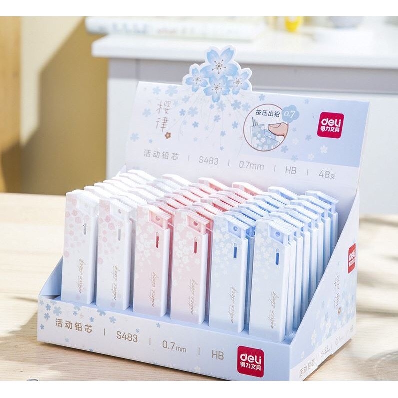 Ngòi chì Deli 483 0.7mm (48/576)