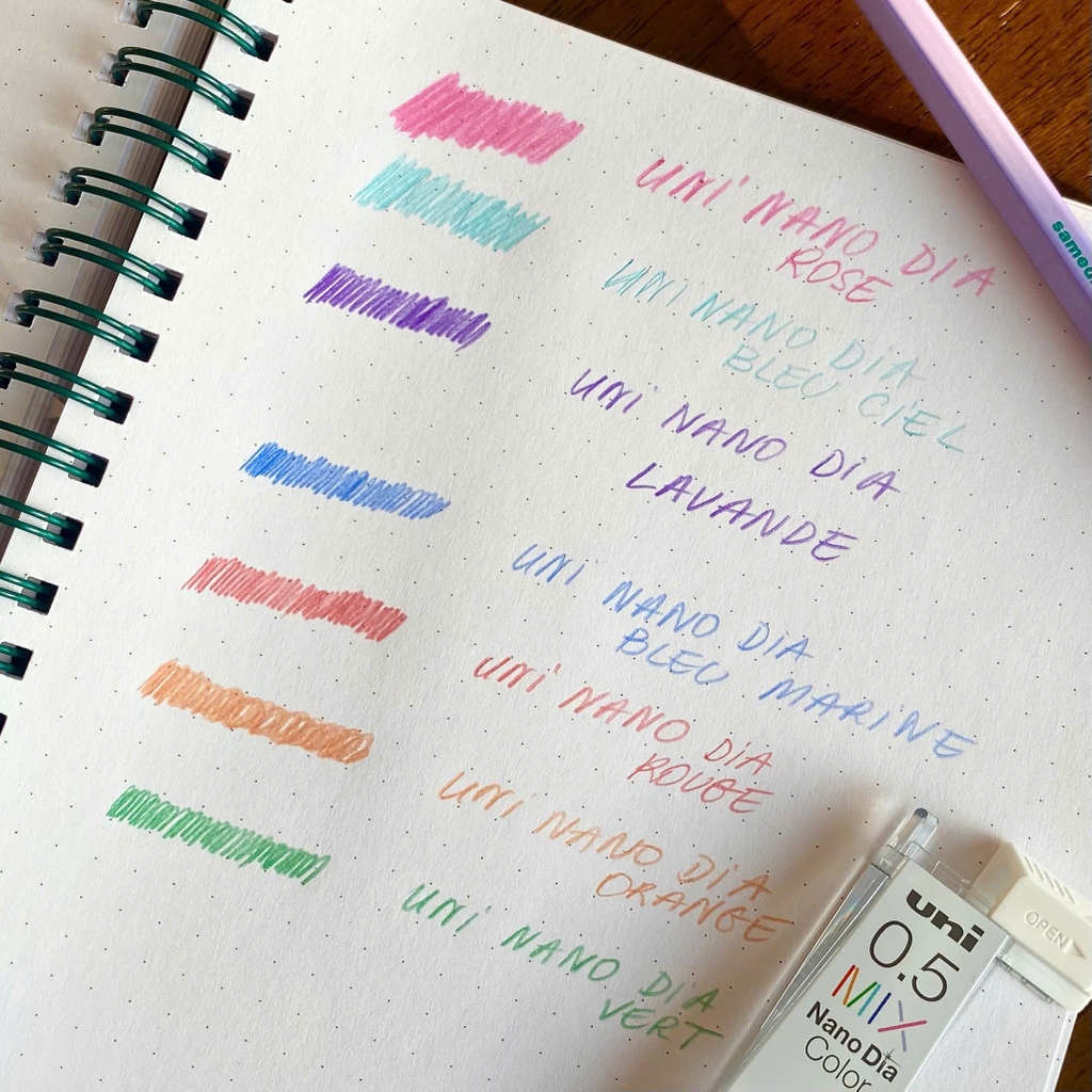 Ngòi chì Uni Nano Dia 0.5mm (10)