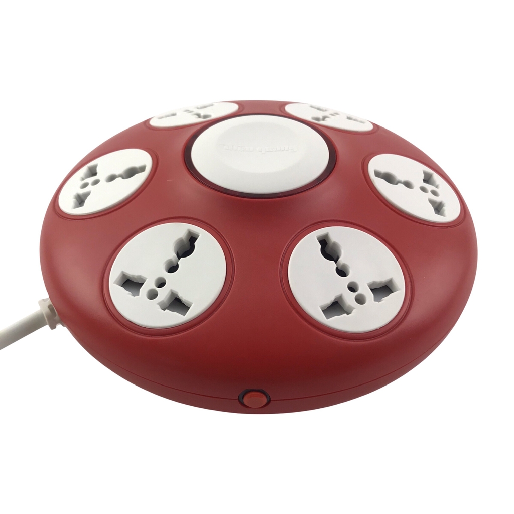 Ổ cắm điện ĐQ ĐQ ESK 2R 106 6 lỗ 3 chấu dây 2m