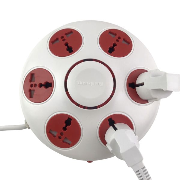 Ổ cắm điện ĐQ ĐQ ESK 2R 106 6 lỗ 3 chấu dây 2m