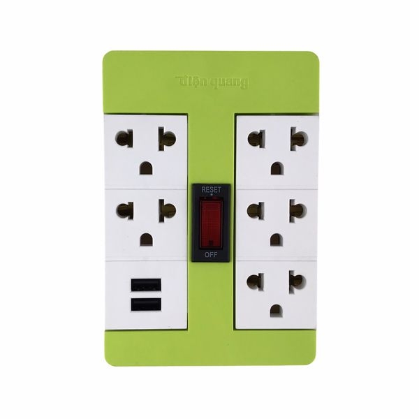 Ổ cắm xoay 90º ĐQ ĐQ ESK RT 2USB