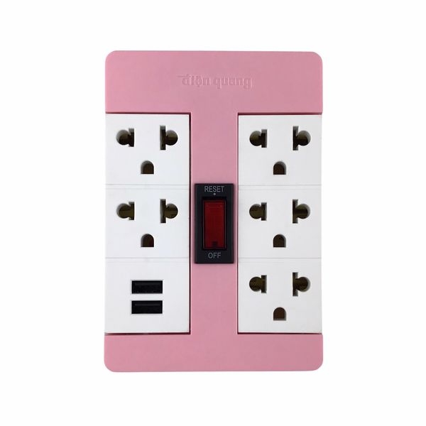 Ổ cắm xoay 90º ĐQ ĐQ ESK RT 2USB