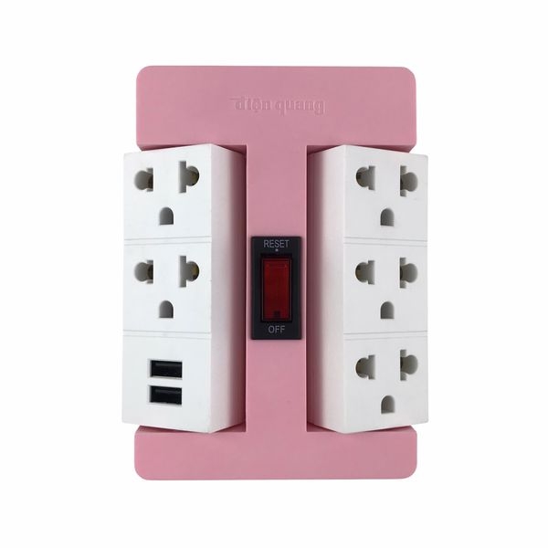 Ổ cắm xoay 90º ĐQ ĐQ ESK RT 2USB