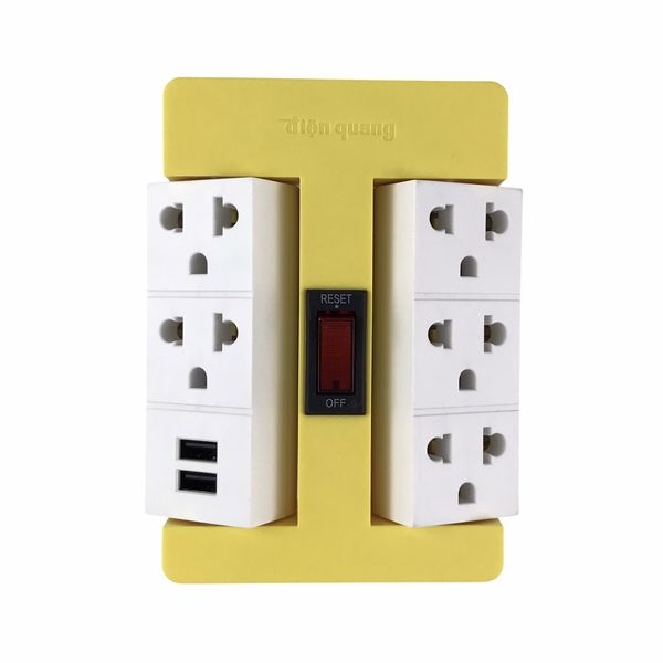 Ổ cắm xoay 90º ĐQ ĐQ ESK RT 2USB