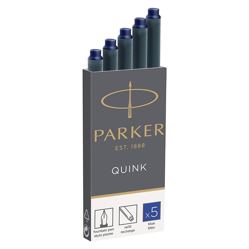 Ống mực bút máy Parker 1950403 xanh (5)