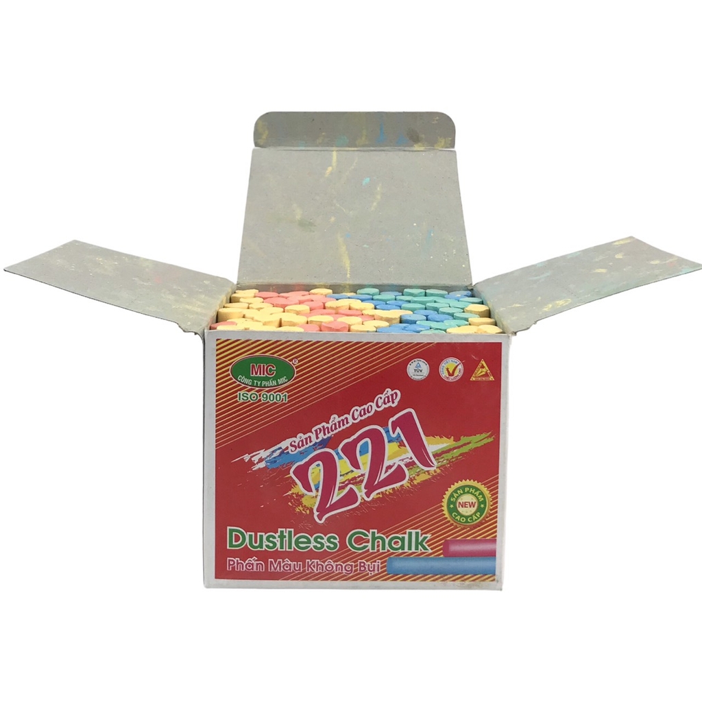 Phấn Mic 221 100 viên màu không bụi (2/12)