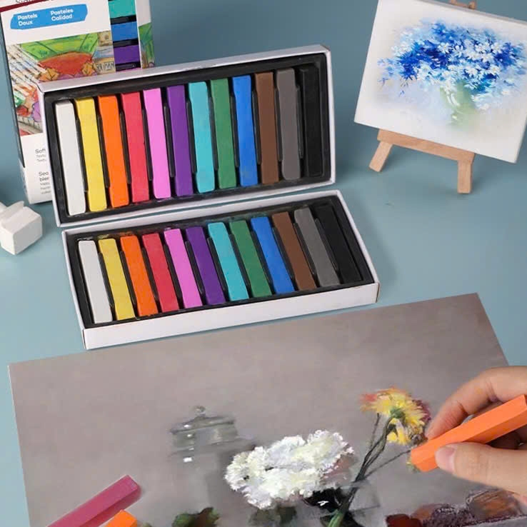 Phấn tiên Mont Marte Soft Pastels 12 màu