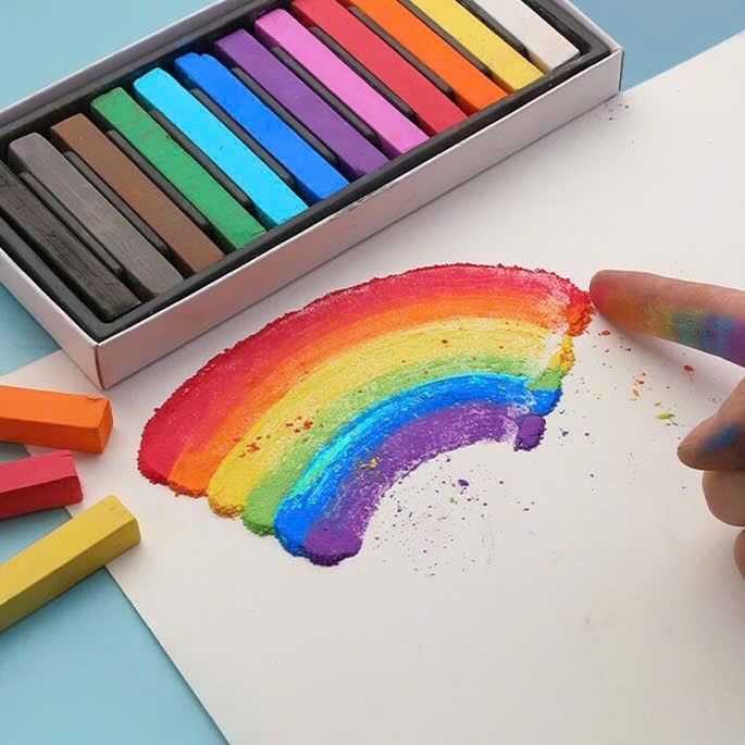 Phấn tiên Mont Marte Soft Pastels 12 màu