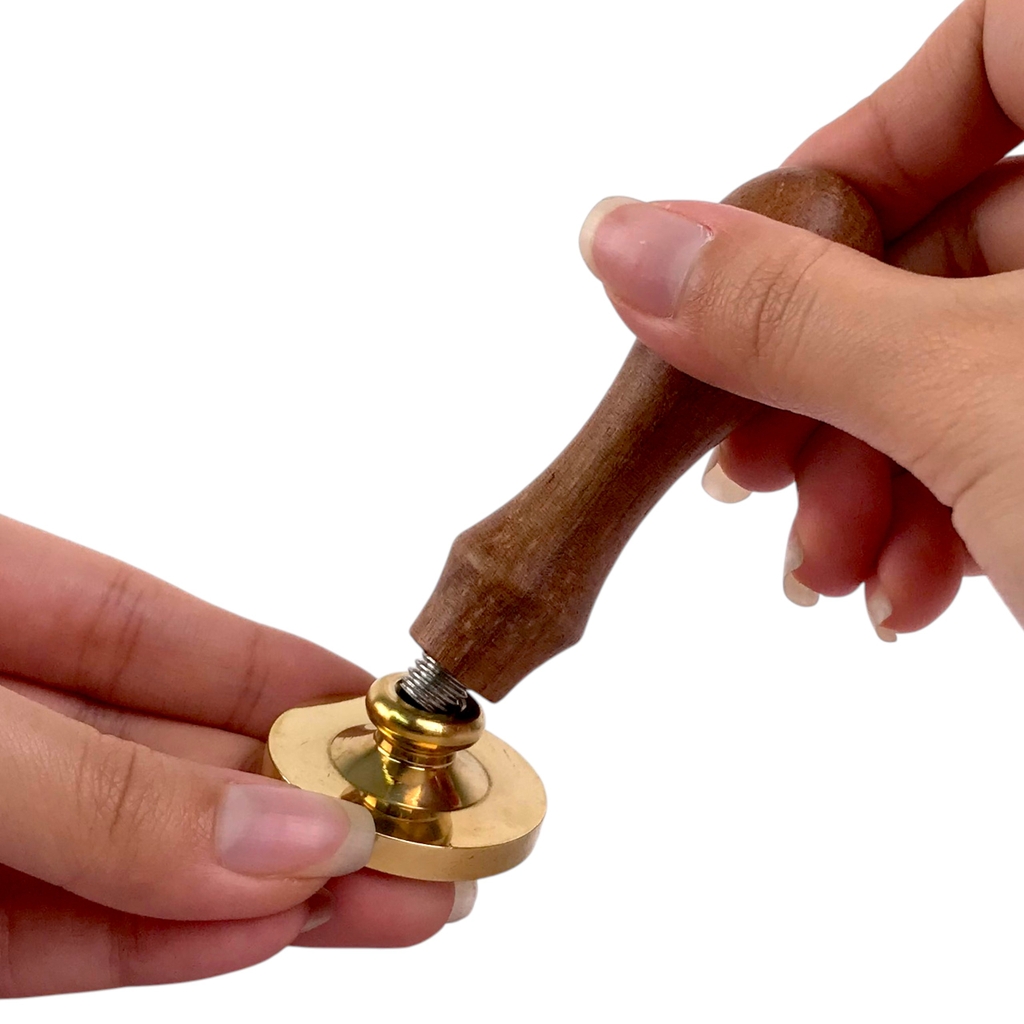 Phôi đồng Φ22mm /  Φ25mm /  Φ38mm /  Φ42mm /  Φ50mm cán gỗ, dấu cán đồng, dấu chấm mực