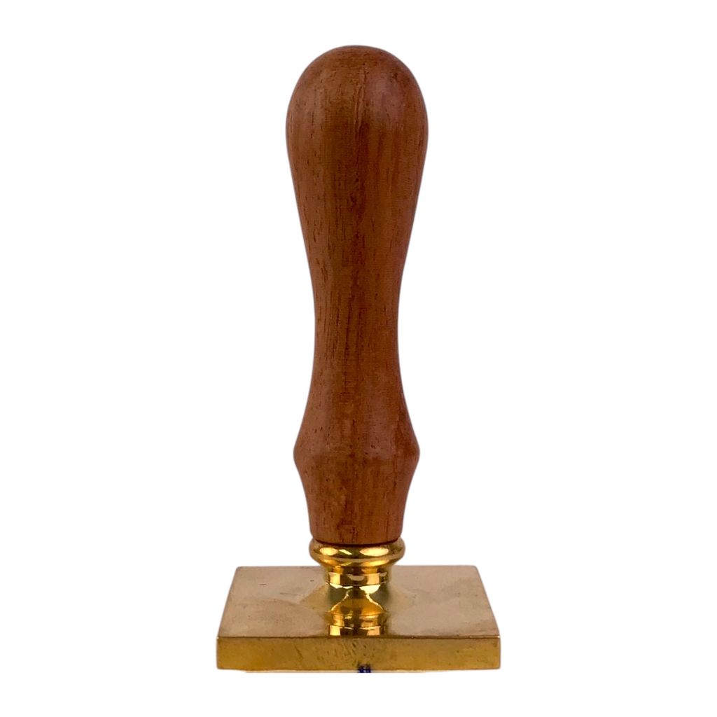 Phôi đồng 40x40mm / 30x30mm / 25.5x25.5mm cán gỗ, dấu cán đồng, dấu chấm mực