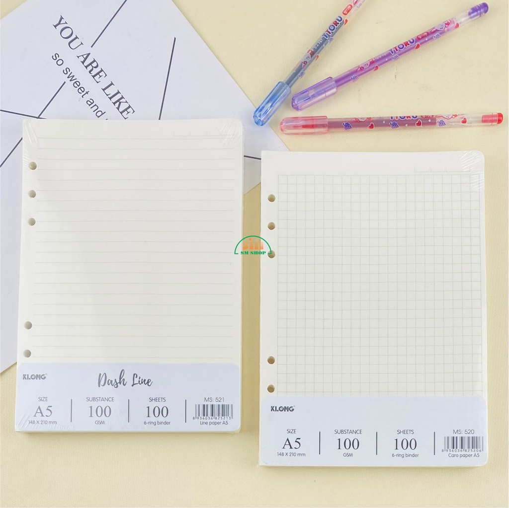 Ruột sổ còng KLong A5 (60)