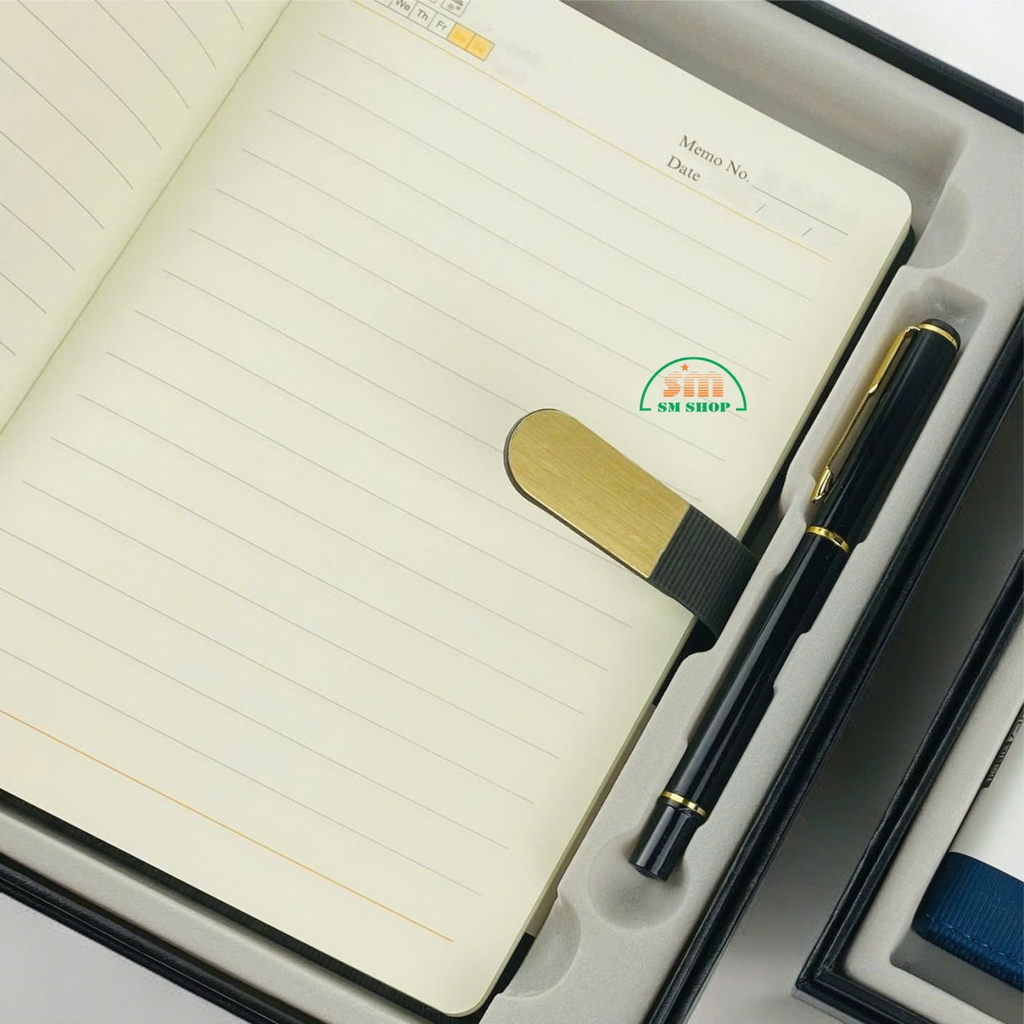 Sổ da 25-63 14x20.5cm + Bút