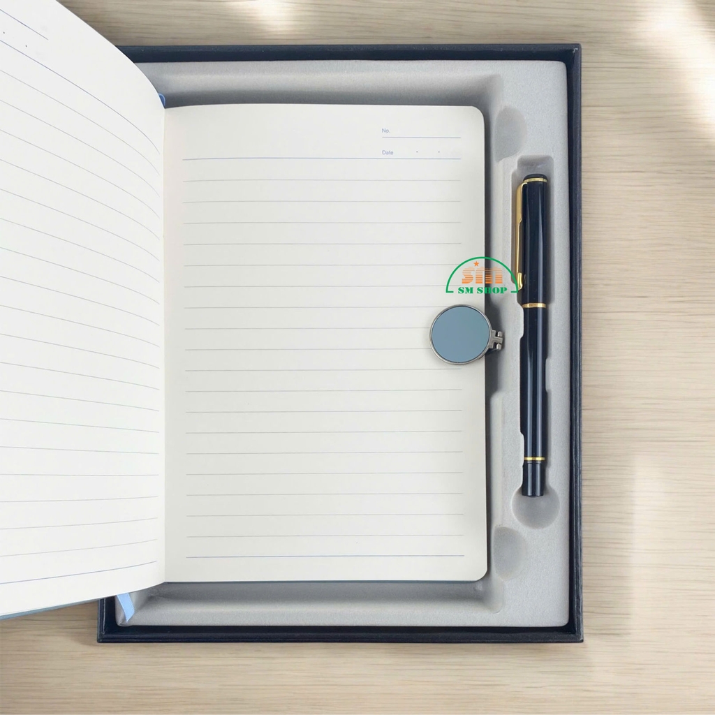 Sổ da 25-67 14x20.3cm + Bút