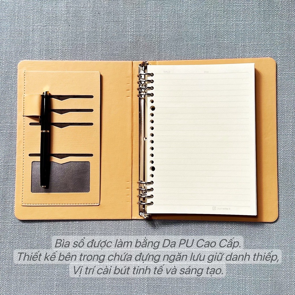 Sổ da còng FT CD-050 17x23 200 trang 100gsm A5 (14)