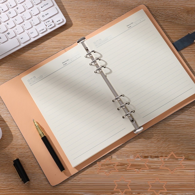 Sổ da còng GB25-183 14x20.8cm 200 trang A5