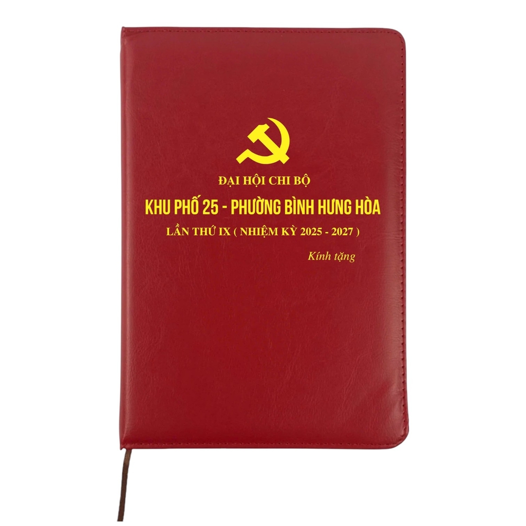 Quà tặng sổ da QS-JY07 in logo