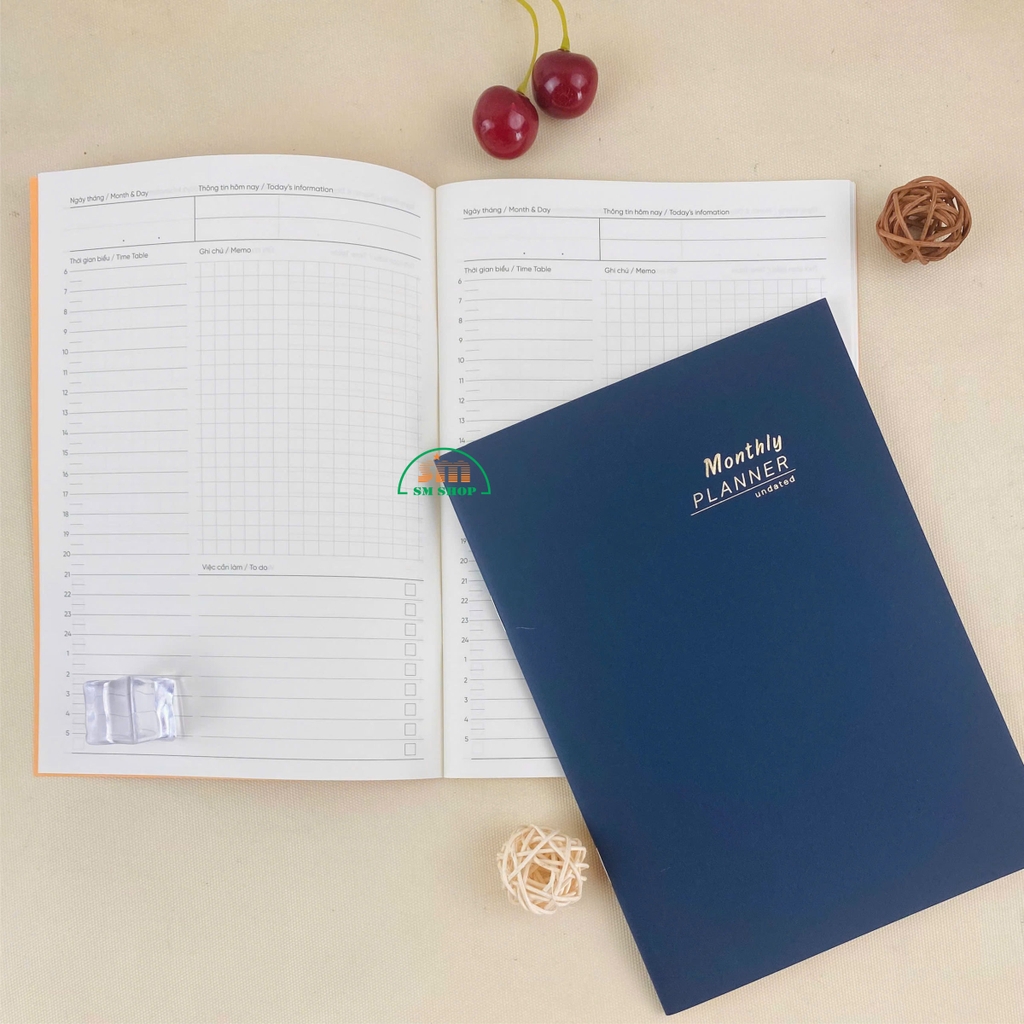 Sổ lịch trình NT DP-A5 14.7x21cm 64 trang 70gsm