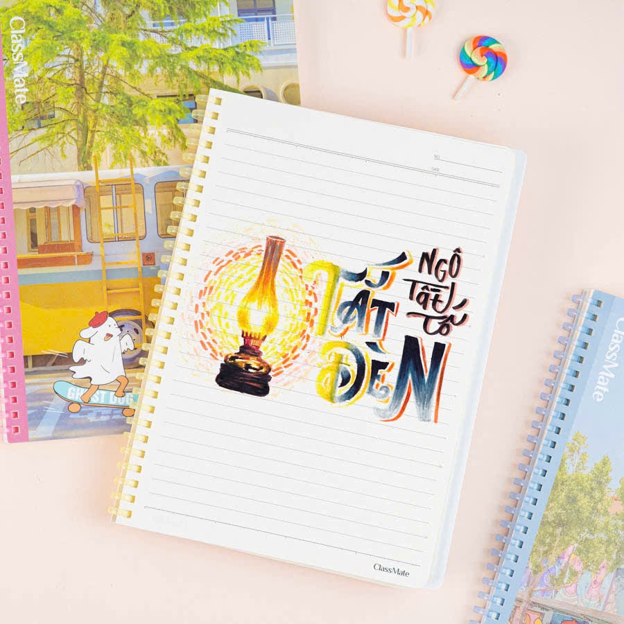 Sổ lò xo Classmate 18-038B5 180 trang 80gsm B5, Sổ ghi chép, Sổ ghi chú