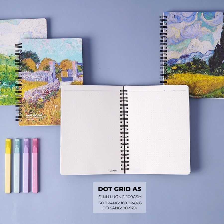 Sổ lò xo Classmate LA5-16-003 160 trang 100gsm A5 (60)