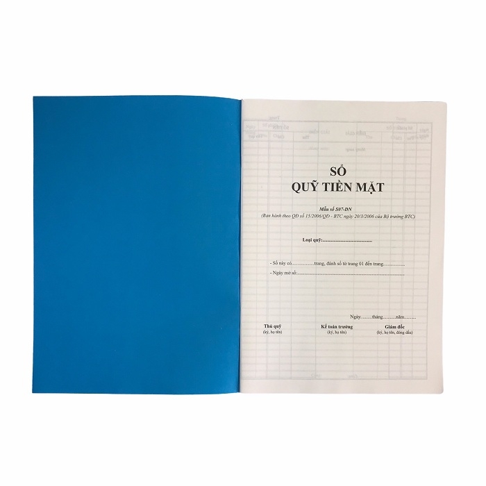 Sổ quỹ tiền mặt DN có MST 100 tờ (50)