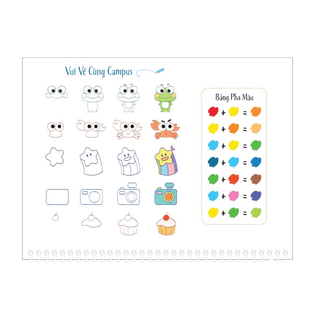 Tập vẽ Campus SKB-A4P-40 100gsm 40 tờ A4 (5/80)