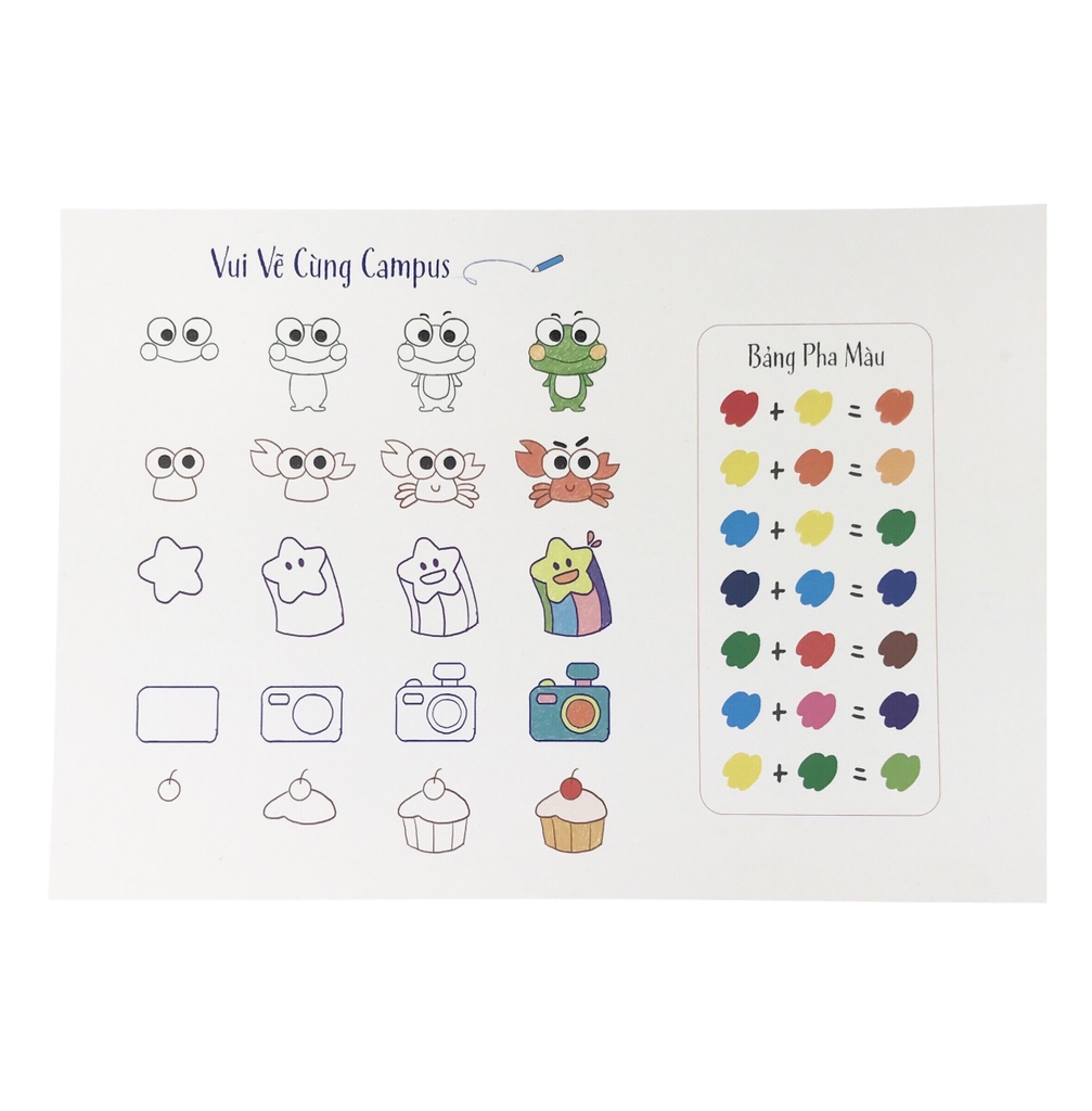 Tập vẽ Campus SKB-A4TOM-40-2 100gsm 40 tờ A4 gáy dọc (5/80)