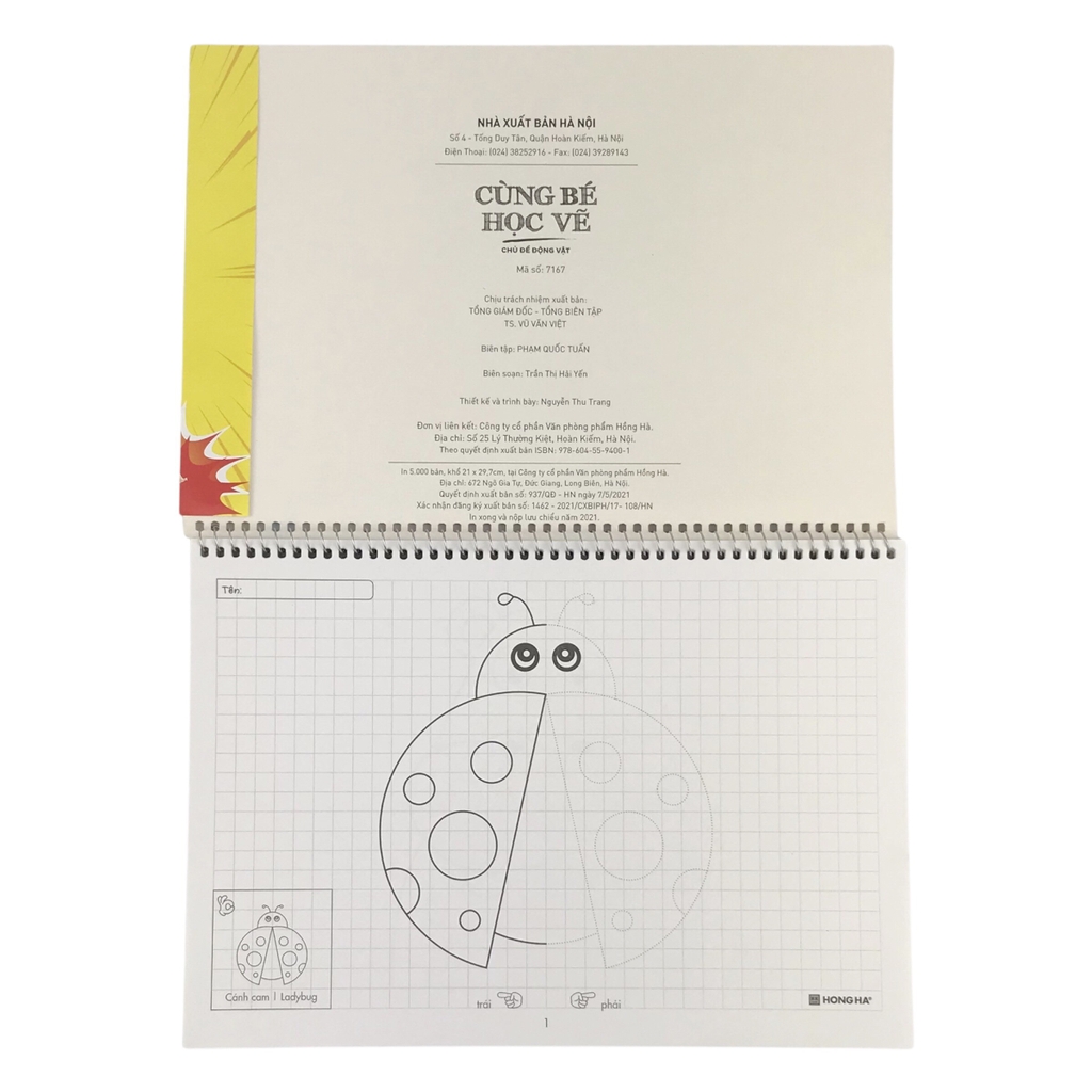 Tập vẽ HH 7167 297x210mm 100gsm 20 tờ A4