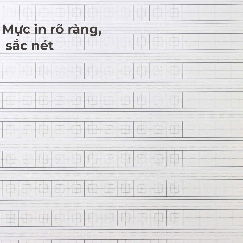 Tập viết tiếng Trung HH 1467 120 trang 70gsm, Tập học sinh, Vở học sinh (5/80)