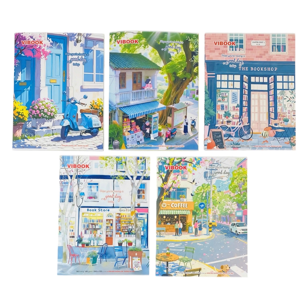 Tập VT Good day 96 trang 80gsm 4 ô ly / ngang, Vở học sinh (10/100)